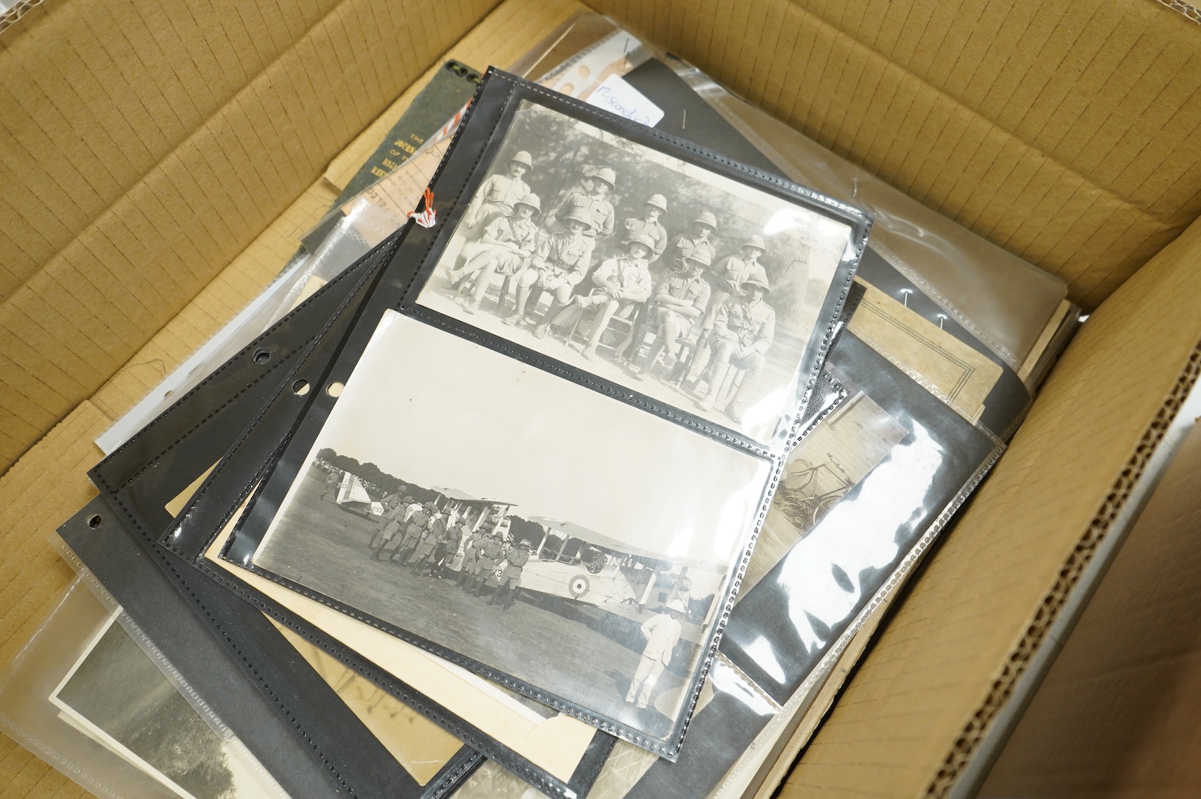 An archive of medals, papers and photographs, mainly relating to Captain Edwin Herbert ‘Teddy’ Bath, of the Somerset Light Infantry (Prince Albert’s), comprising of; four WWII medals including the Africa star and the 193